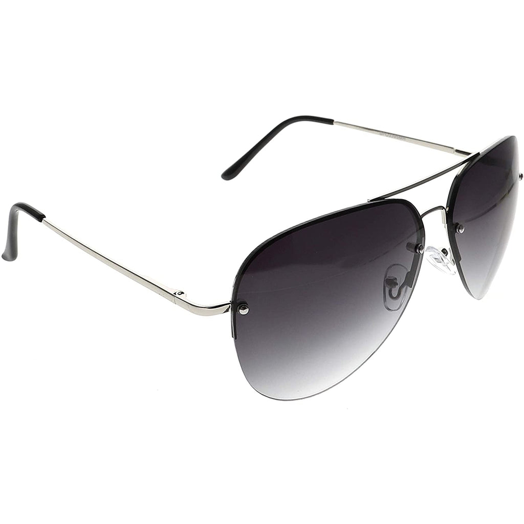 Oversized Rimless Aviator Sunglasses Flawless Eyewear Flawless Eyewear