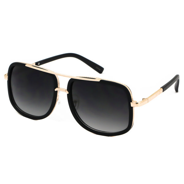 Flat Top Aviator Retro Celebrity Style Classic Square Frame Sunglasses - Flawless Eyewear