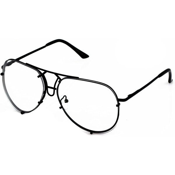 Aviator Sunglasses VINTAGE Clear Lens Men Women Fashion Style Retro Frame - Flawless Eyewear