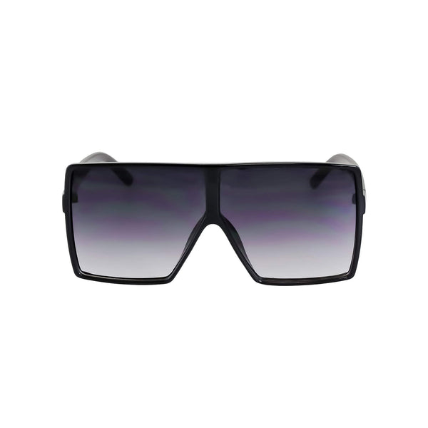 Oversized Exaggerated Flat Top Huge Shield Square Sunglasses - Flawless Eyewear