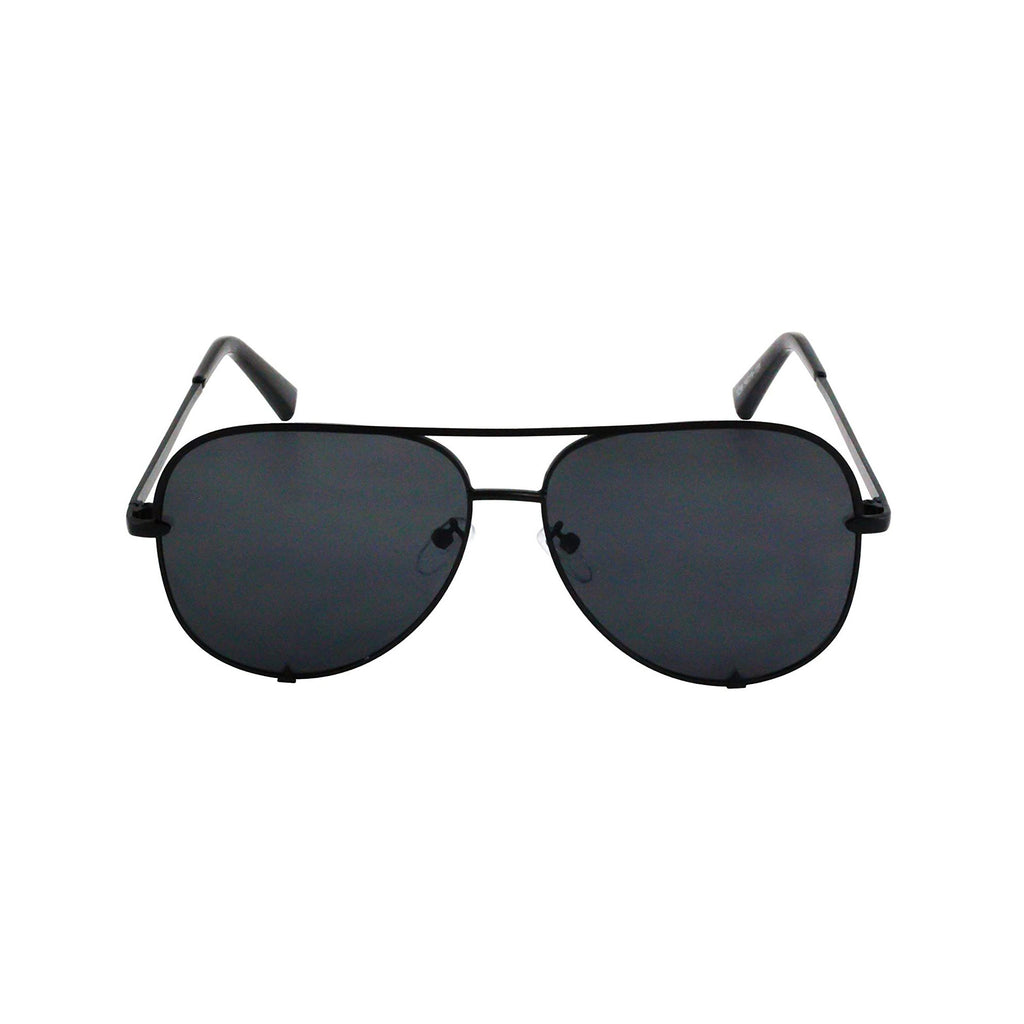 Large Flat Mirror Gradient Lens Aviator Sunglasses for Men and Women - Flawless Eyewear