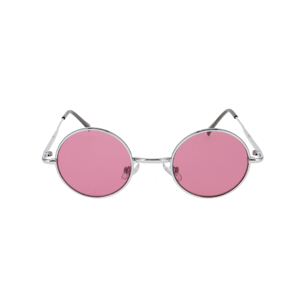 John Lennon Style Metal Frame Hipster Round Sunglasses - Flawless Eyewear