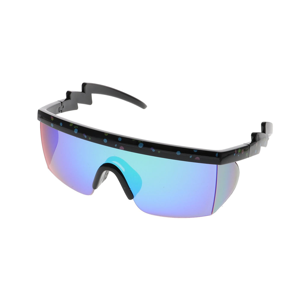 TECHNO VIBES Round Rainbow Mirror Festival Sunglasses - Custom Designs  Available