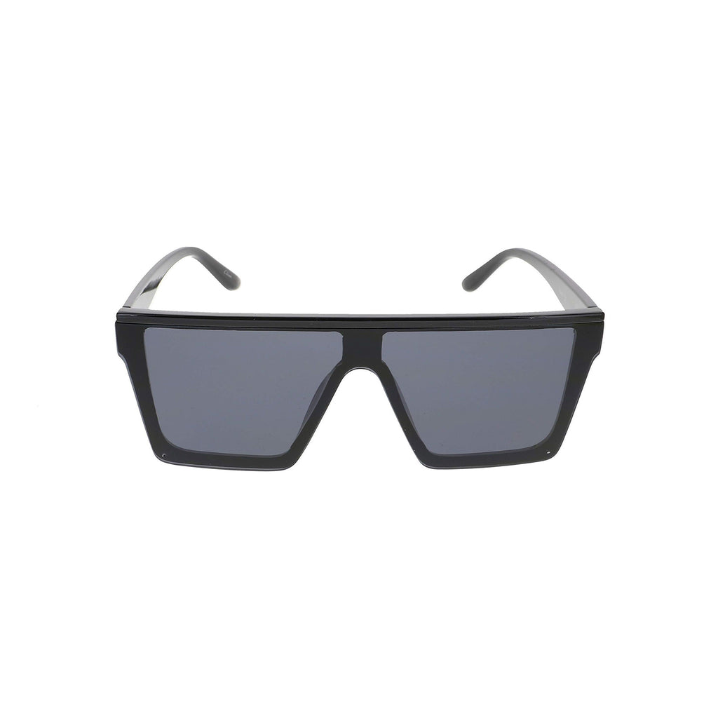 Fashion Oversize Siamese Lens Sunglasses Women Men Succinct Style - Flawless Eyewear