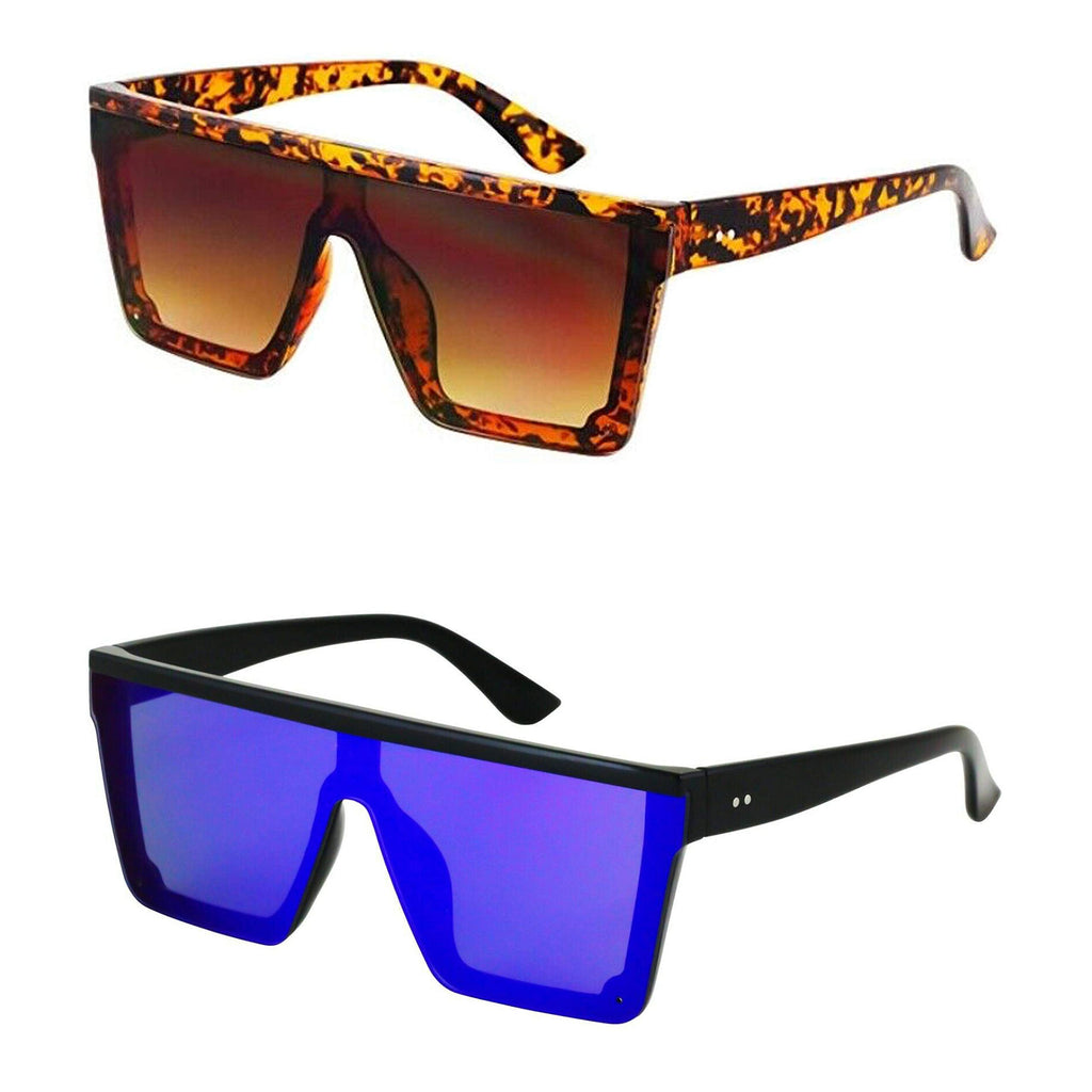 Buy IDOR UV Protection Retro Square Full Frame Orange Sunglasses Men & Boys  | 22011-C1 Online at Best Prices in India - JioMart.