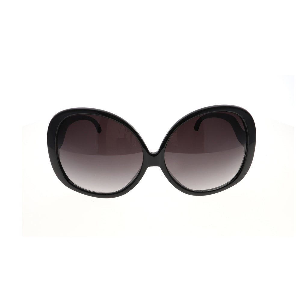 Oversized Jackie O Round Dark Lens Sunglasses - Flawless Eyewear