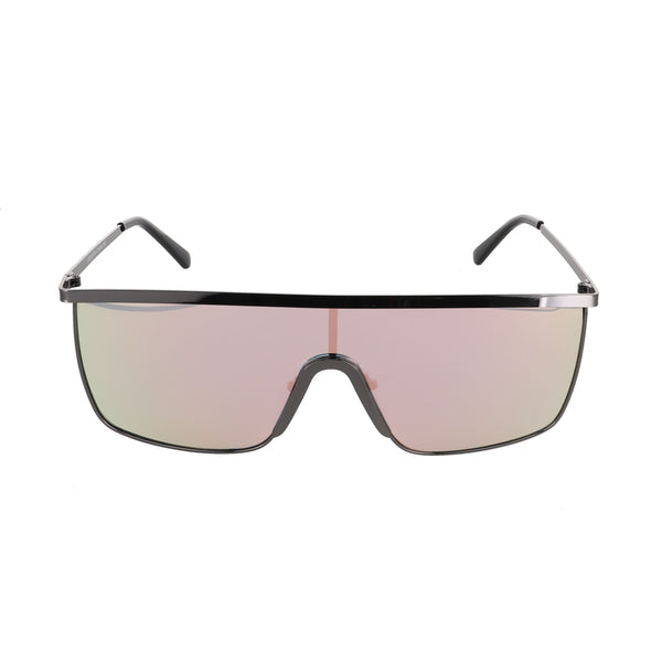 Flat Top Square Vintage Retro Shield Visor Style Aviator Sunglasses - Flawless Eyewear