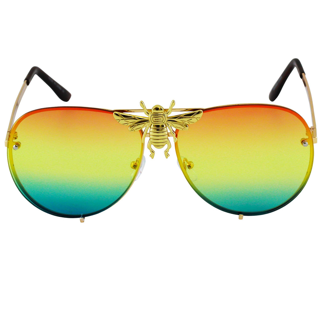 Sunglasses with a bee in sales the middle